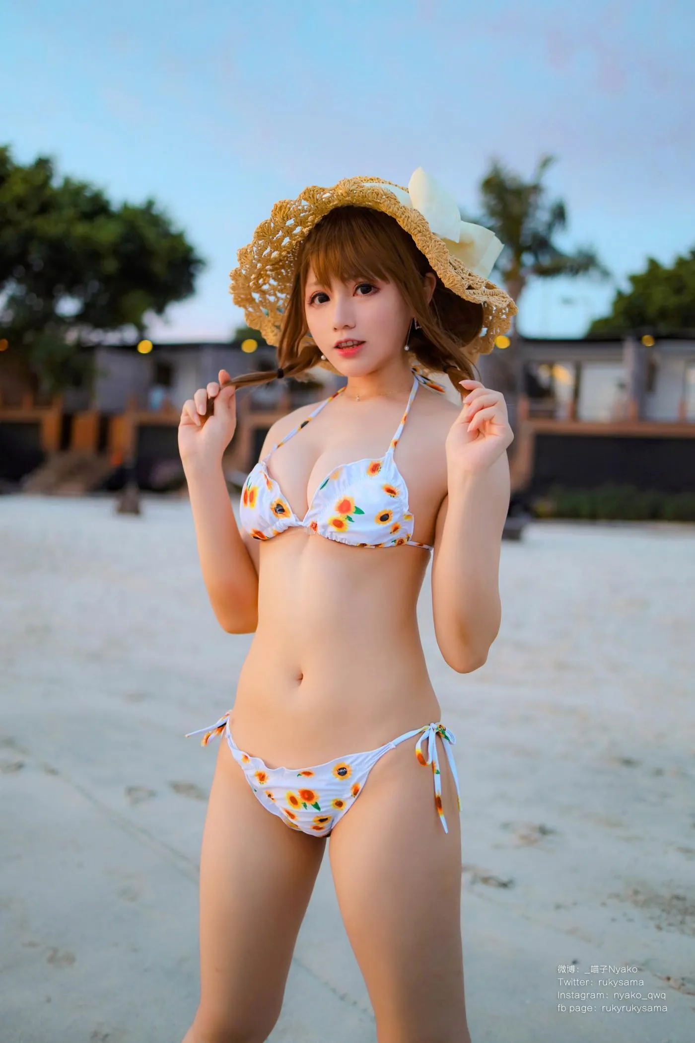 Nyako喵子 – NO.57 向日葵比基尼 [66P]插图4